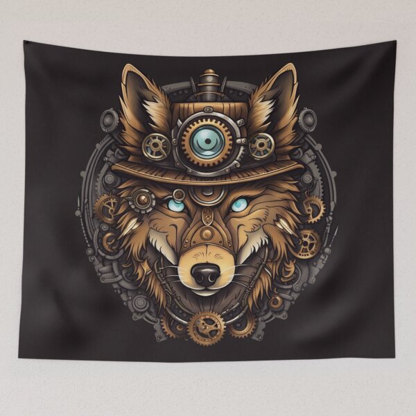 Item preview, Wolf Whispers in Brass: The Steampunk Saga designed and sold by NightshadeWolfs.