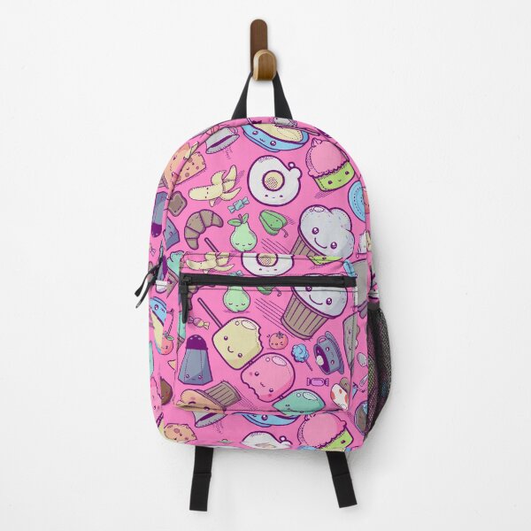 Item preview, Kawaii Pink Adorable Food Pattern designed and sold by Jarrod Vandenberg.