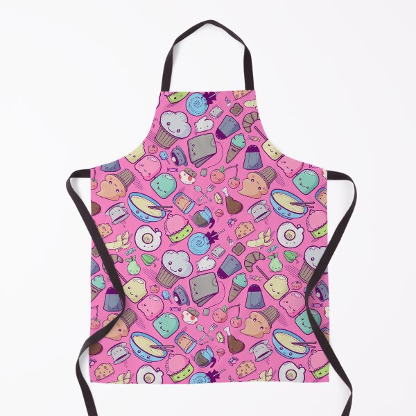 Item preview, Kawaii Pink Adorable Food Pattern designed and sold by Jarrod Vandenberg.