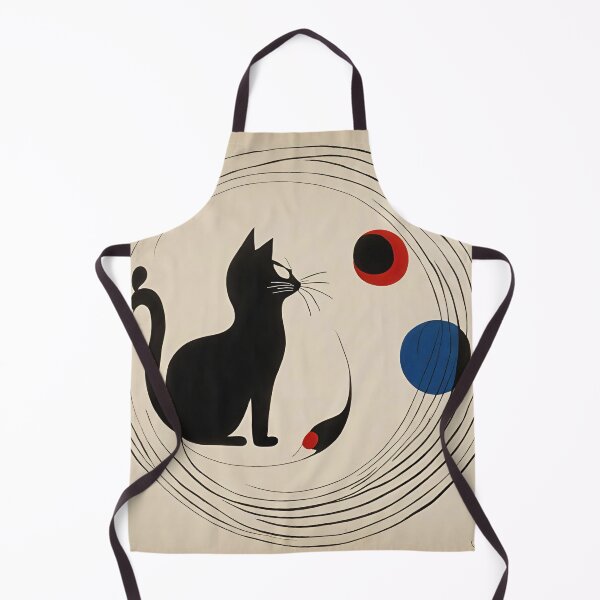 Item preview, Joan Miro Inspired Abstract Cat with a Toy designed and sold by bettypure.