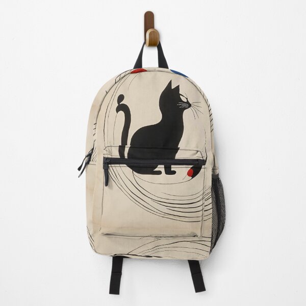 Item preview, Joan Miro Inspired Abstract Cat with a Toy designed and sold by bettypure.