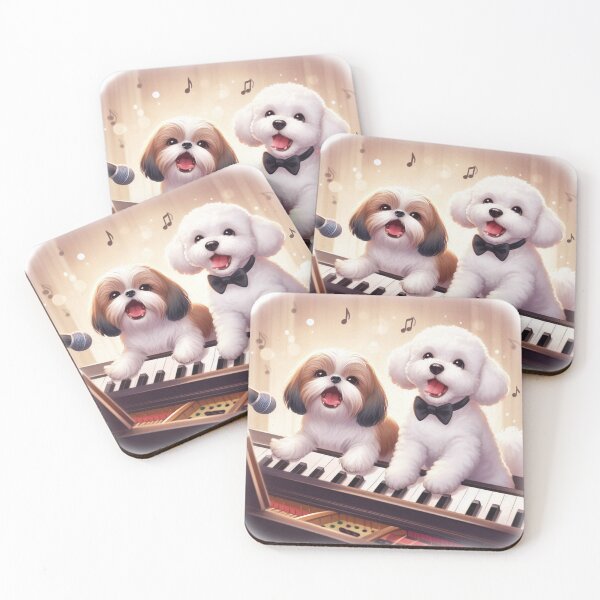 Item preview, Piano Playing Singing Dogs designed and sold by Kim Arnott.