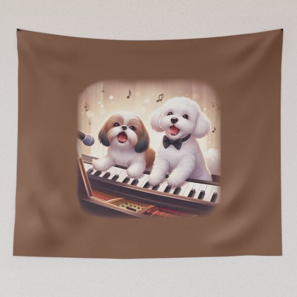 Item preview, Piano Playing Singing Dogs designed and sold by Kim Arnott.