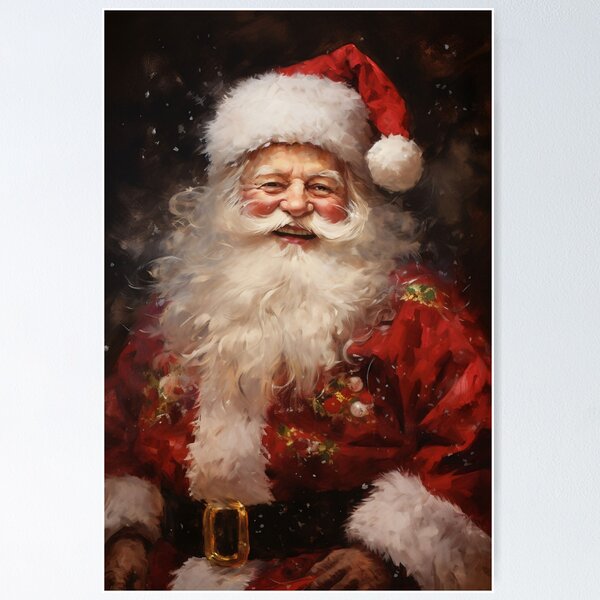 Item preview, Victorian Vintage Santa Claus Father Christmas Watercolor Old Fashioned Yule designed and sold by CGSGraphics.