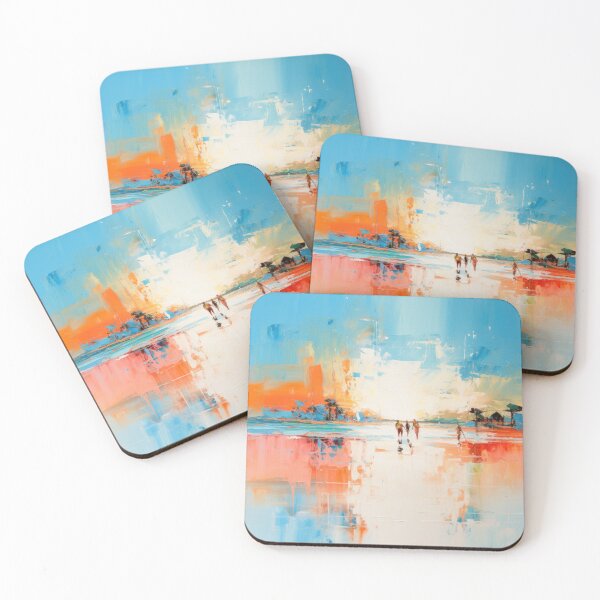 Artikelvorschau, Entdecken Sie "Simplistic & Minimalistic Vintage Sunset" Abstrakte Kunst entworfen und verkauft von ArtificialGenes.
