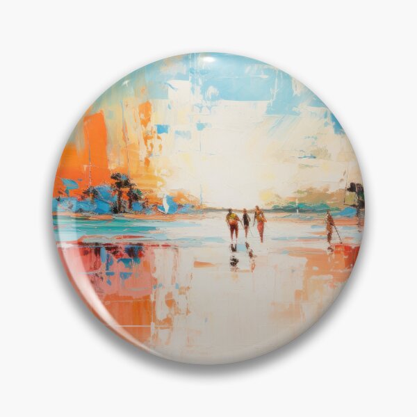 Artikelvorschau, Entdecken Sie "Simplistic & Minimalistic Vintage Sunset" Abstrakte Kunst entworfen und verkauft von ArtificialGenes.