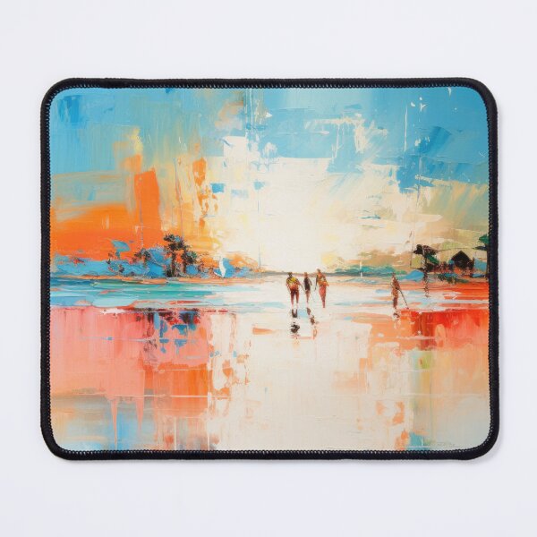 Artikelvorschau, Entdecken Sie "Simplistic & Minimalistic Vintage Sunset" Abstrakte Kunst entworfen und verkauft von ArtificialGenes.