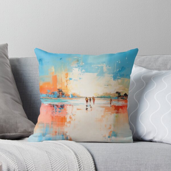 Artikelvorschau, Entdecken Sie "Simplistic & Minimalistic Vintage Sunset" Abstrakte Kunst entworfen und verkauft von ArtificialGenes.