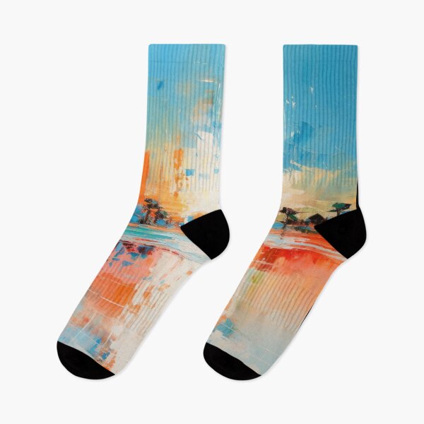Artikelvorschau, Entdecken Sie "Simplistic & Minimalistic Vintage Sunset" Abstrakte Kunst entworfen und verkauft von ArtificialGenes.