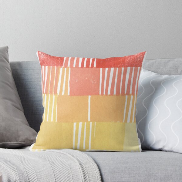 Item preview, Degradado de bloque modernista en amarillo-rojo designed and sold by ellenmueller.