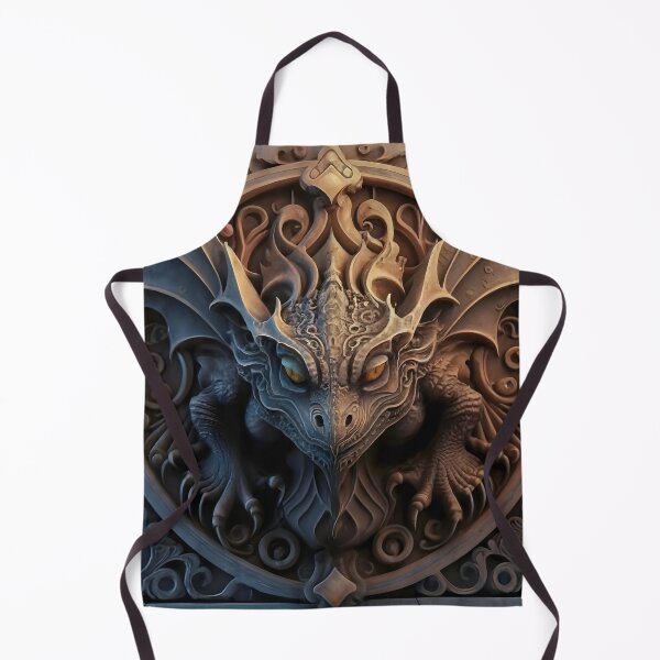 Item preview, Gothic Dragon Wings Gargoyle Stone Relief  designed and sold by DragonRealms.