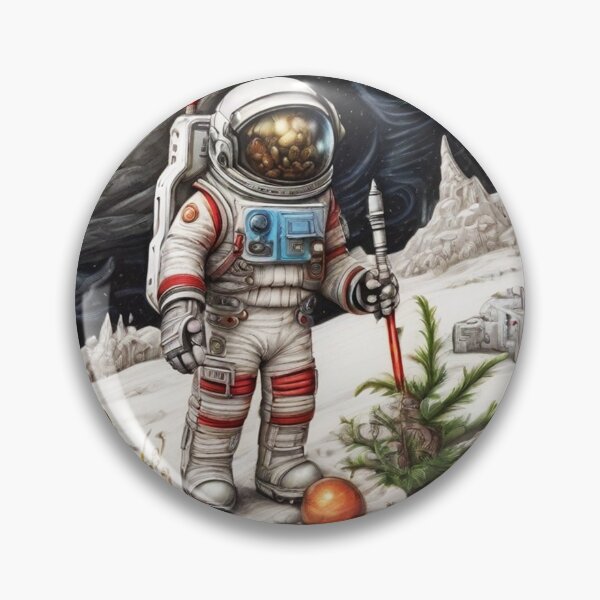 Item preview, Merry Space-Mas; Christmas; Science Fiction; designed and sold by StickerApe.
