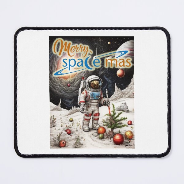 Item preview, Merry Space-Mas; Christmas; Science Fiction; designed and sold by StickerApe.
