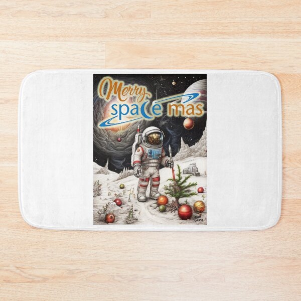 Item preview, Merry Space-Mas; Christmas; Science Fiction; designed and sold by StickerApe.