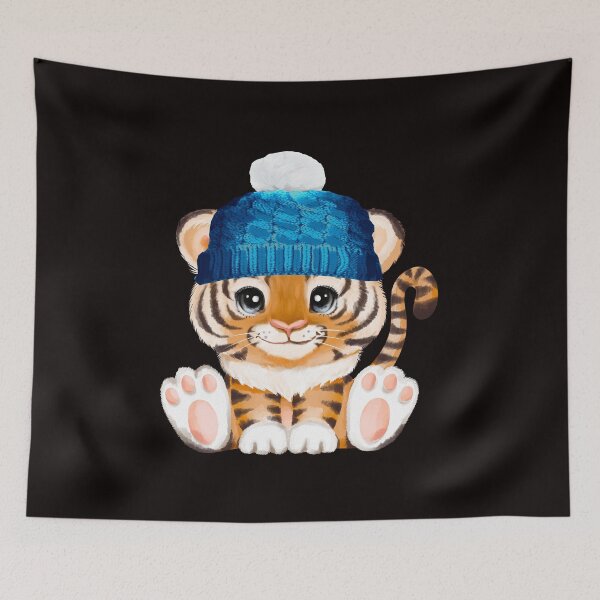 Item preview, Winter Baby Tiger  designed and sold by TigerRoseStudio.