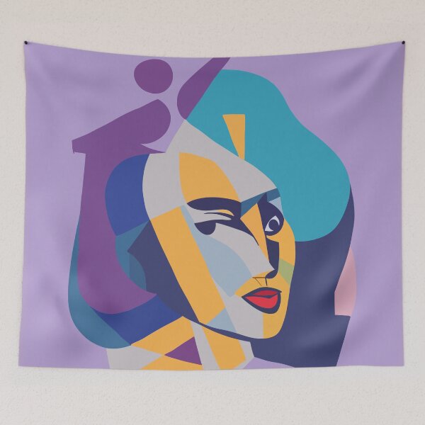 Item preview, Sally - Cubism Portrait designed and sold by velvetearth.