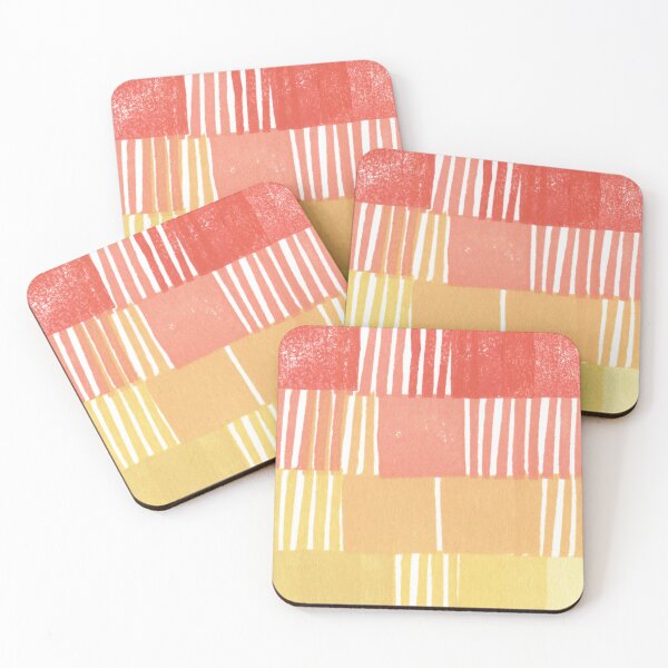 Item preview, Degradado de bloque modernista en amarillo-rojo designed and sold by ellenmueller.