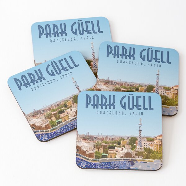 Item preview, barcelona spain sticker, park guell, spain travel designed and sold by MadeByEmilyLam.
