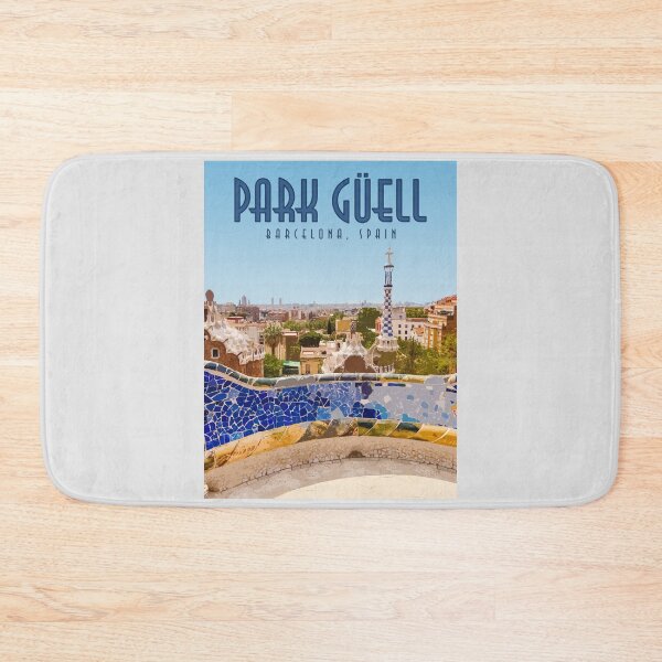 Item preview, barcelona spain sticker, park guell, spain travel designed and sold by MadeByEmilyLam.