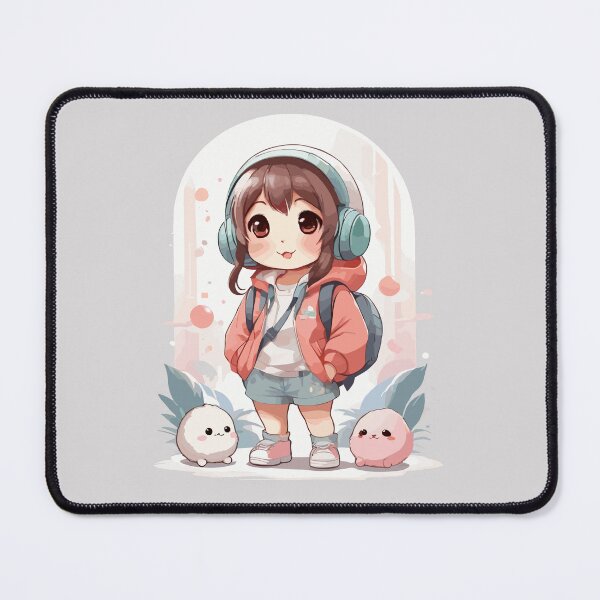 Item preview, cute mochies and cartoon girl designed and sold by InkInspiratons.