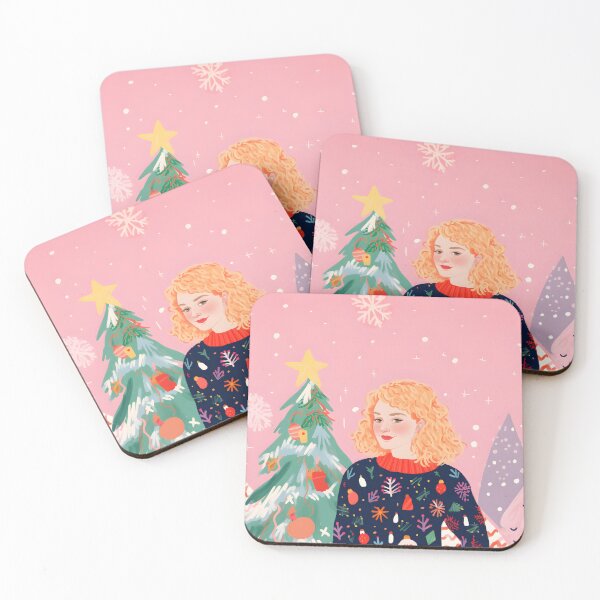 Item preview, Christmas card | But pink designed and sold by WrapNRibbons.