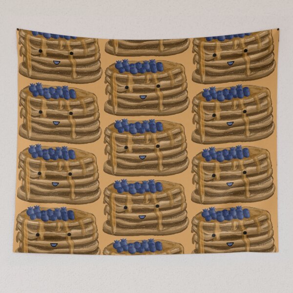 Item preview, Happy Blueberry Pancakes designed and sold by UnhamperedArt.