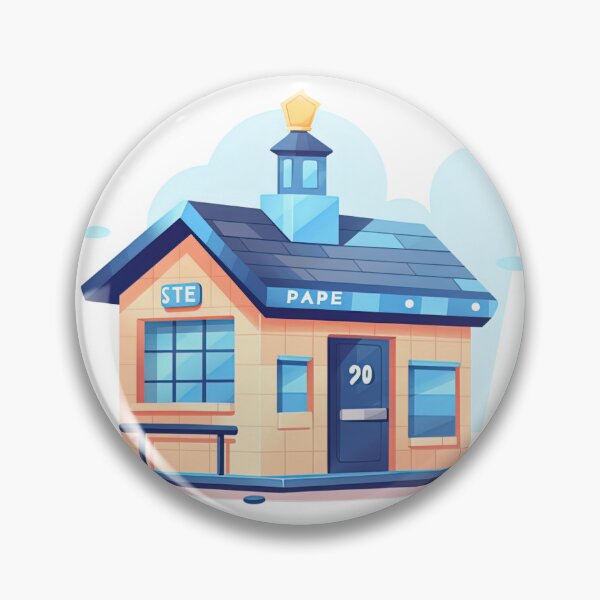 Item preview, Police station | cute style designed and sold by ComicsFactory.