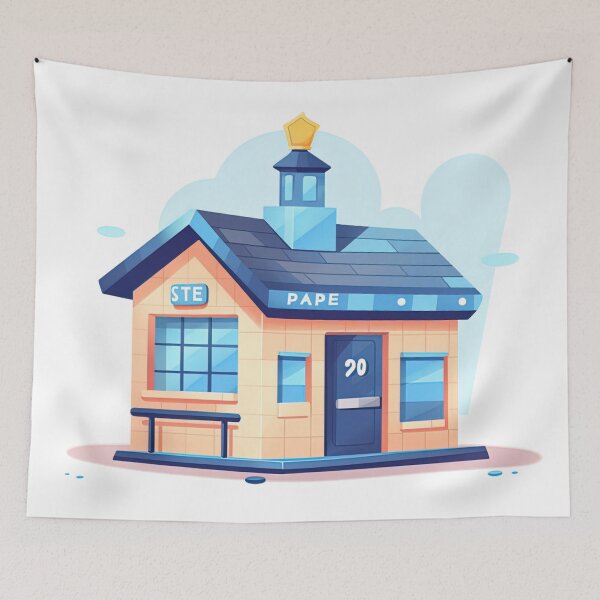 Item preview, Police station | cute style designed and sold by ComicsFactory.