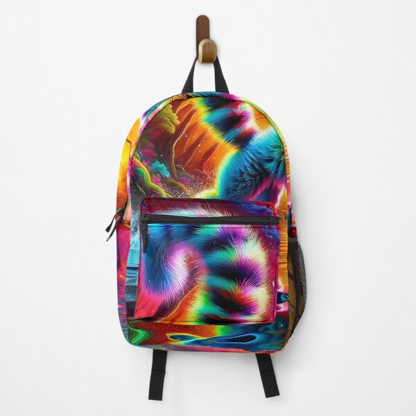 Item preview, Psychedelic Lemur Luminous Leap designed and sold by Matt's Artificial Nature.