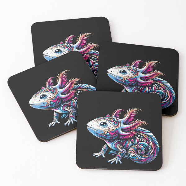 Item preview, Axolotl (Stubby) | Street Art | Boldly Yours | Streatures designed and sold by Streatures.