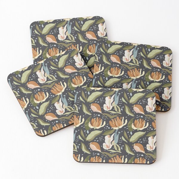 Item preview, Dark Floral Abstract Pattern designed and sold by EasyPrints337.