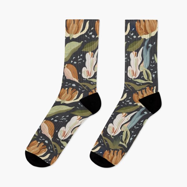 Item preview, Dark Floral Abstract Pattern designed and sold by EasyPrints337.