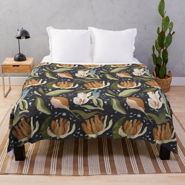 Item preview, Dark Floral Abstract Pattern designed and sold by EasyPrints337.