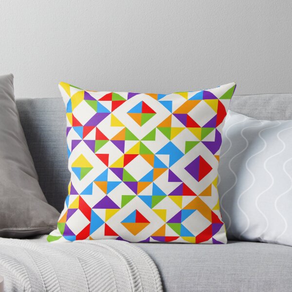 Item preview, RAINBOW Mosaic quilt patchwork 04 designed and sold by Slanapotam.