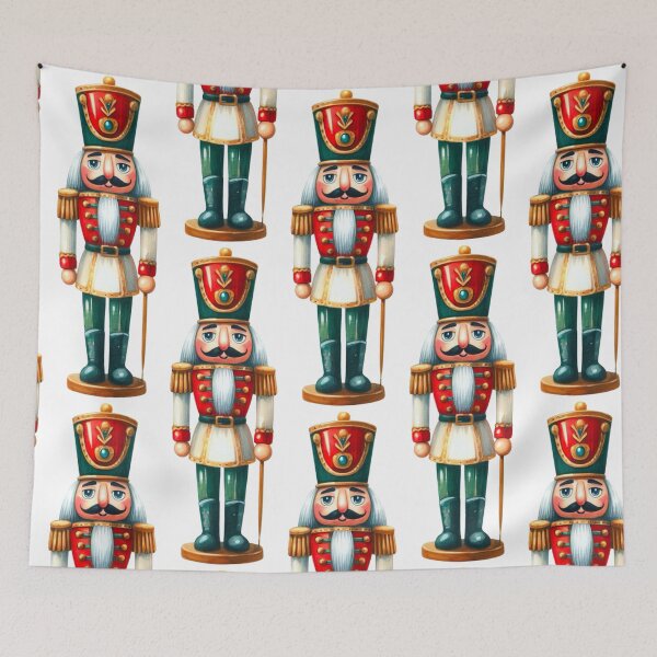 Item preview, Christmas Nutcracker Watercolor Painting - Different Pattern designed and sold by Star-Fragment.