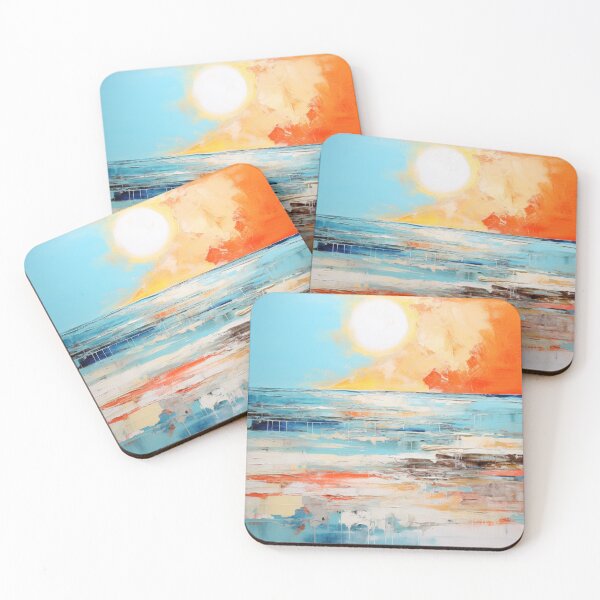 Artikelvorschau, Entdecken Sie "Simplistic & Minimalistic Vintage Sunset" Abstrakte Kunst entworfen und verkauft von ArtificialGenes.