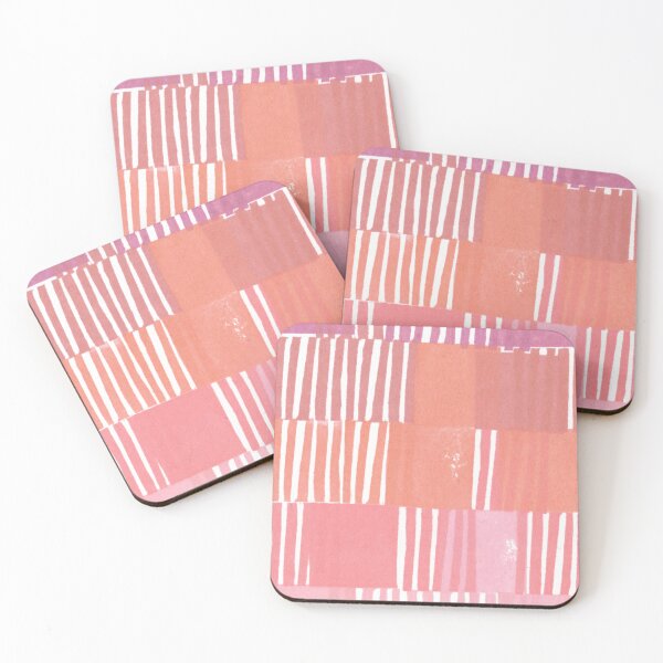 Item preview, Degradado de bloque modernista en rosa designed and sold by ellenmueller.