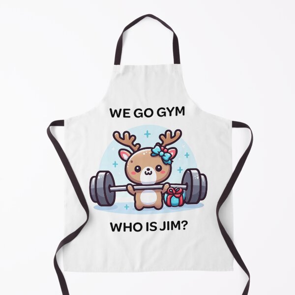 Item preview, We Go Gym Christmas Reindeer designed and sold by ArsiStrenght.
