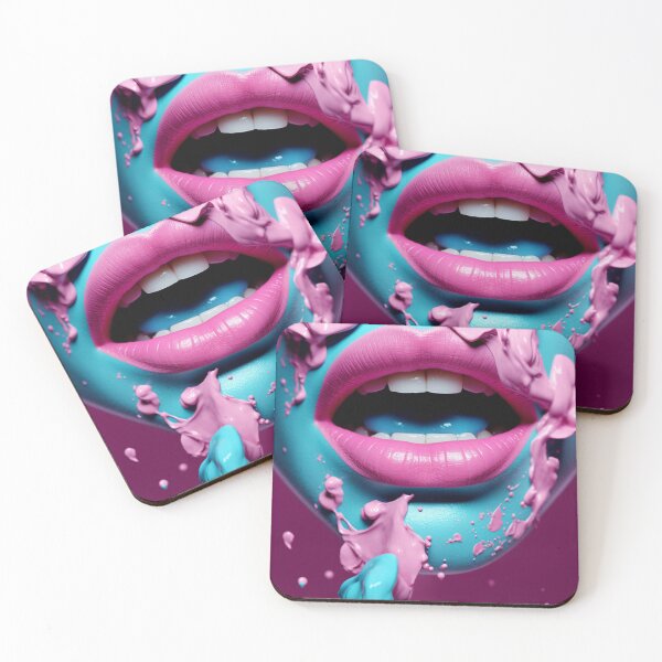 Item preview, Pink Bubble Gum Lips designed and sold by Joy Womble.