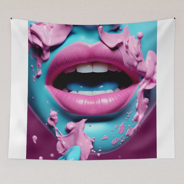Item preview, Pink Bubble Gum Lips designed and sold by Joy Womble.
