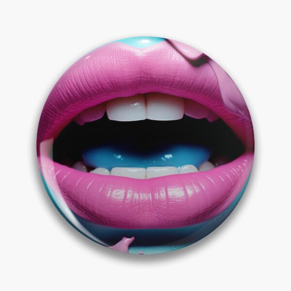 Item preview, Pink Bubble Gum Lips designed and sold by Joy Womble.