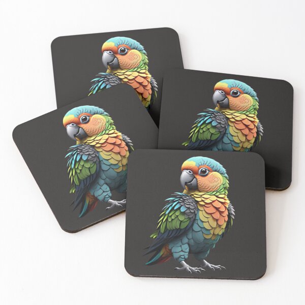 Item preview, colorful bird designed and sold by AERIN_SHOP.