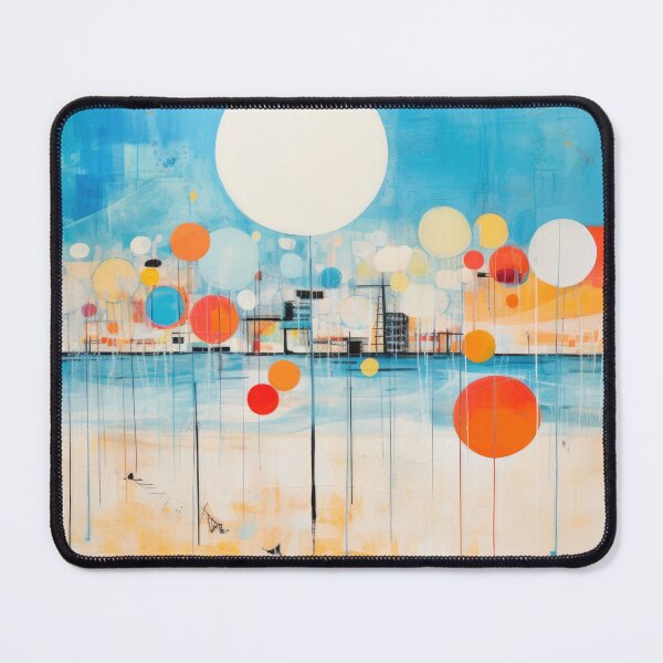 Artikelvorschau, Entdecken Sie "Simplistic & Minimalistic Vintage Sunset" Abstrakte Kunst entworfen und verkauft von ArtificialGenes.