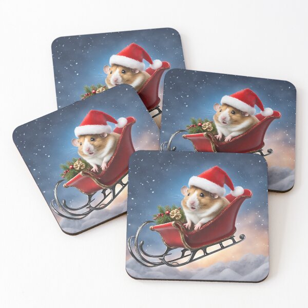 Item preview, Santa the hamster designed and sold by StyleSketch.