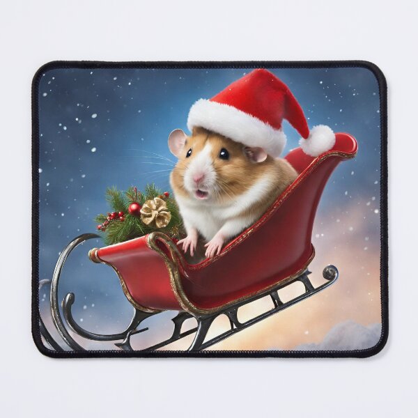 Item preview, Santa the hamster designed and sold by StyleSketch.