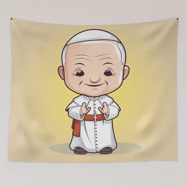 Item preview, Pope John Paul II | cute style designed and sold by ComicsFactory.