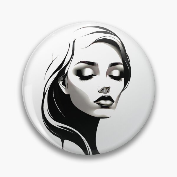 Item preview, Lady in black contour Makeup  designed and sold by Robertworkshop.