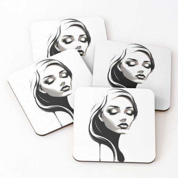 Item preview, Lady in black contour Makeup  designed and sold by Robertworkshop.
