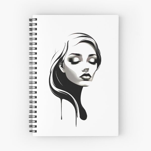 Item preview, Lady in black contour Makeup  designed and sold by Robertworkshop.