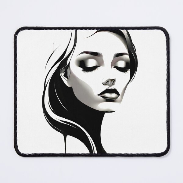 Item preview, Lady in black contour Makeup  designed and sold by Robertworkshop.